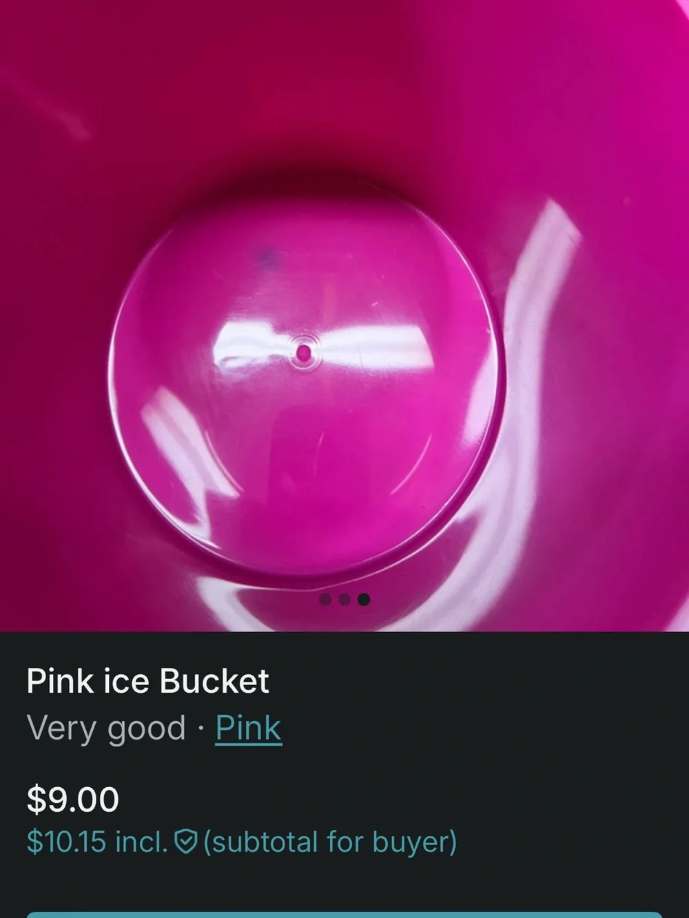 Pink Mosaic Ice Bucket - Unbranded